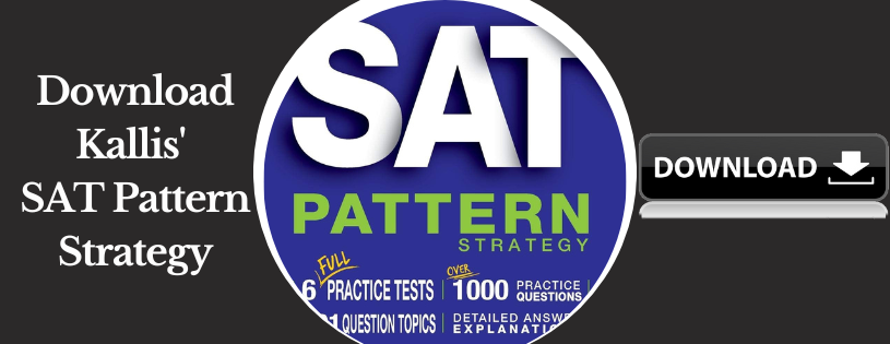 Kalli's SAT Pattern Strategy Book PDF Download 
